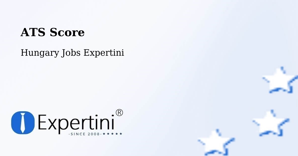 Resume ATS Score & Job Description Match Tool – Ercsi - Hungary Jobs Expertini